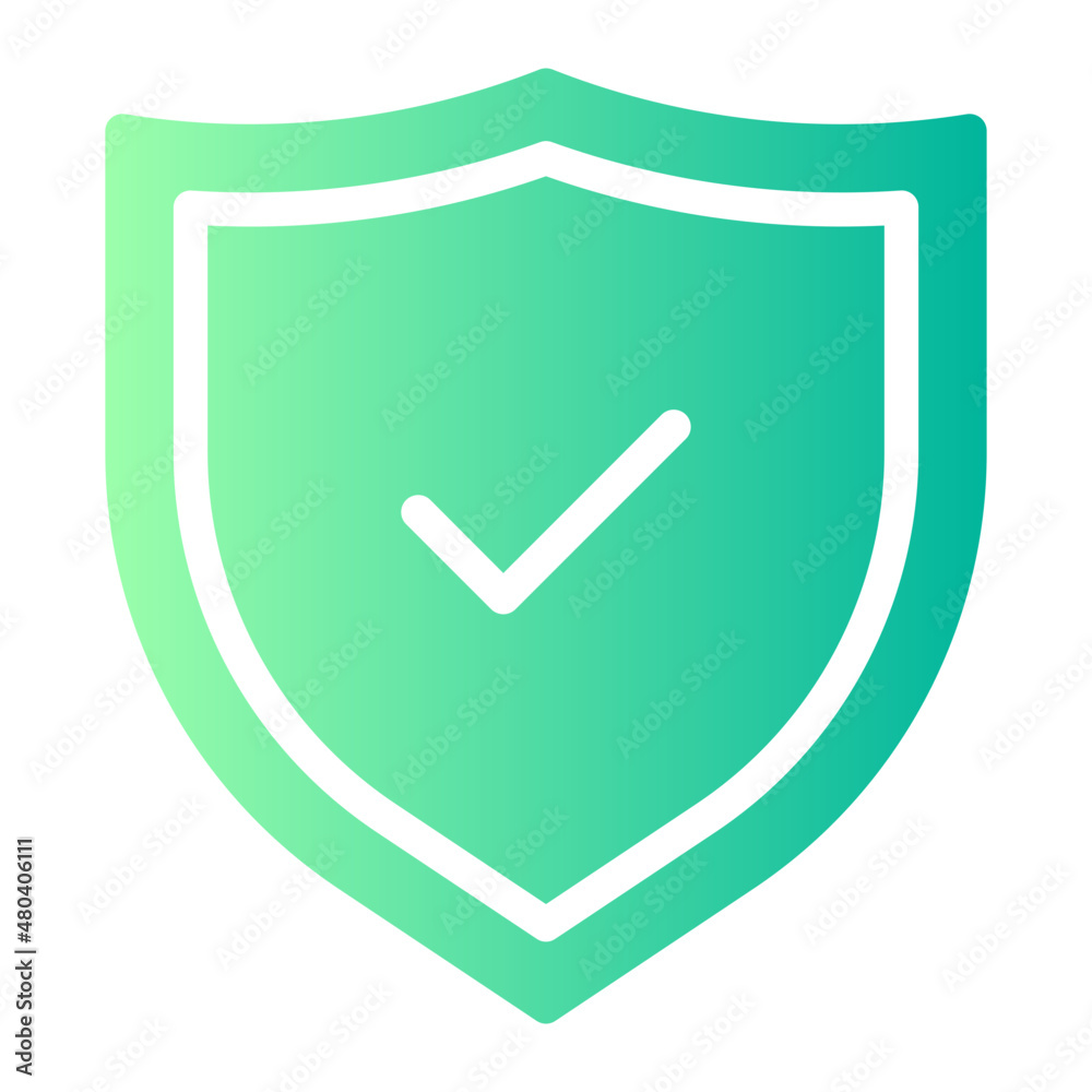 shield gradient icon shield gradient icon