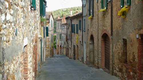 Il centro storico di Trequanda in provincia di Siena, Toscana, Italia. photo