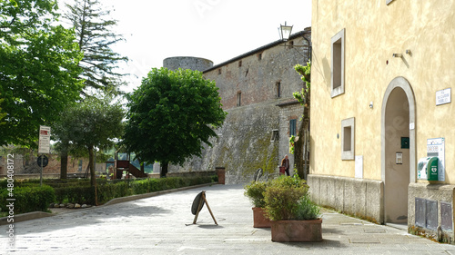 La Rocca di Trequanda in provincia di Siena, Toscana, Italia. photo