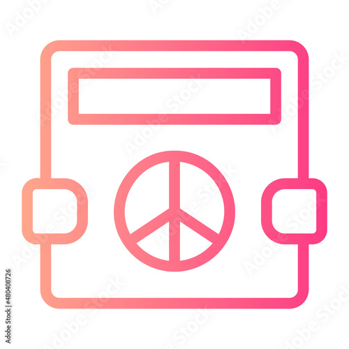 vindication gradient icon