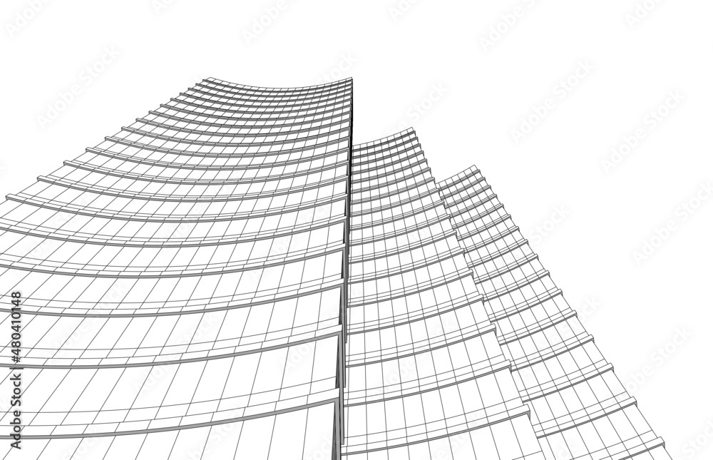 Fototapeta premium abstract architectural background