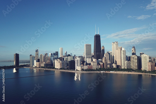 Fototapeta Naklejka Na Ścianę i Meble -  view of downtown Chicago