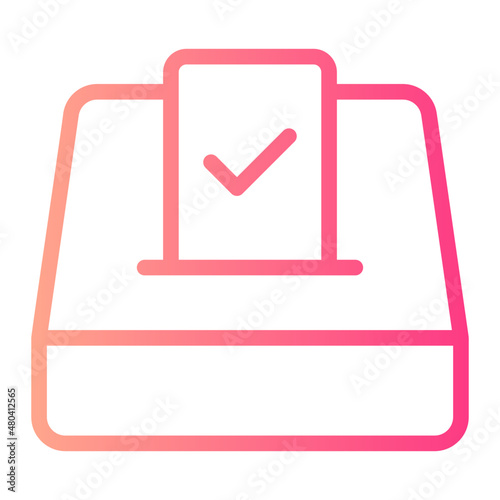vote gradient icon