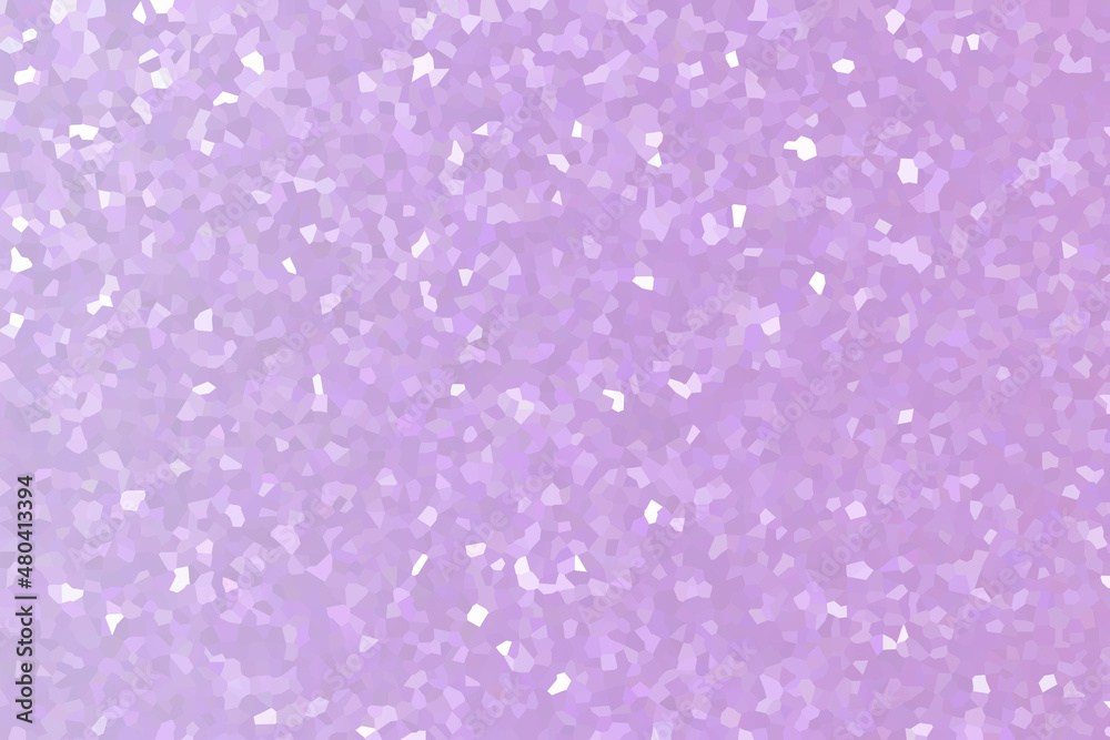 Delicate, soft, blurred mosaic crystal geometric shape texture background gradient pastel magenta lilac purple white color.