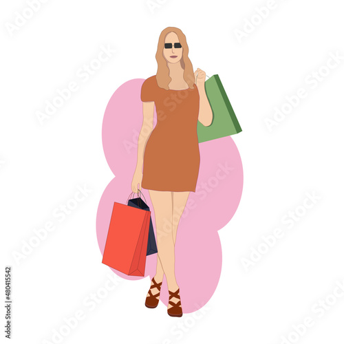 Shopping girl