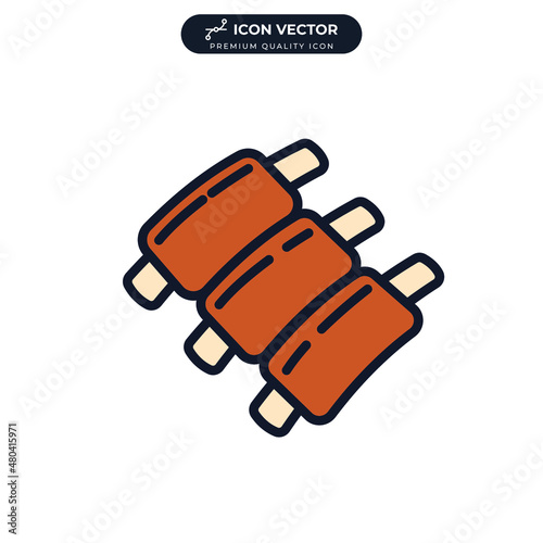 ribs icon symbol template for graphic and web design collection logo vector illustration
