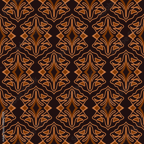 Abstract pattern batik traditional indonesia