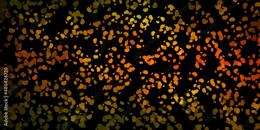 Dark green, yellow vector texture with memphis shapes. Dark green, yellow vector texture with memphis shapes.