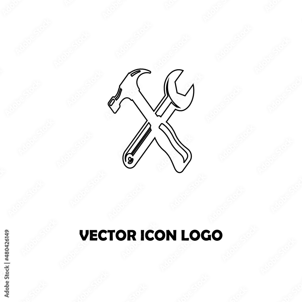 tool vector icon logo illustration