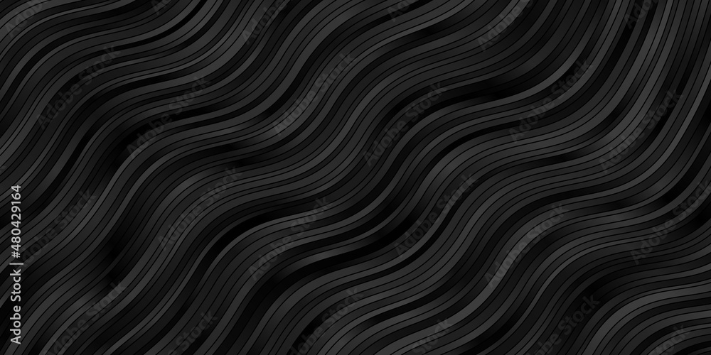 Dark BLUE vector template with curves. Dark BLUE vector template with curves.