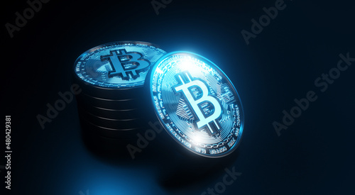 Photography Bitcoin coin