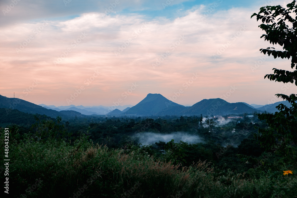 Naklejka premium mt hood in the morning