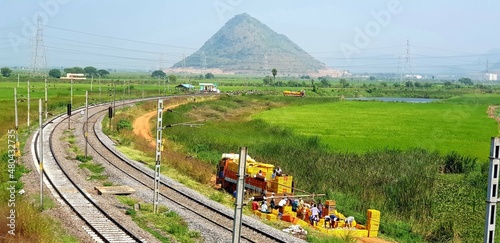 train in the countryside