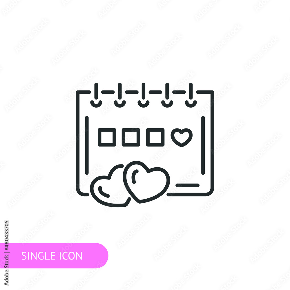 Calendar icon for web design, menu, app, poster, ads, postcard and magazine Calendar icon for web design, menu, app, poster, ads, postcard and magazine