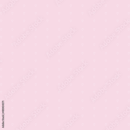 Fototapeta Naklejka Na Ścianę i Meble -  Pink background with hearts. The Valentine’s Day pattern