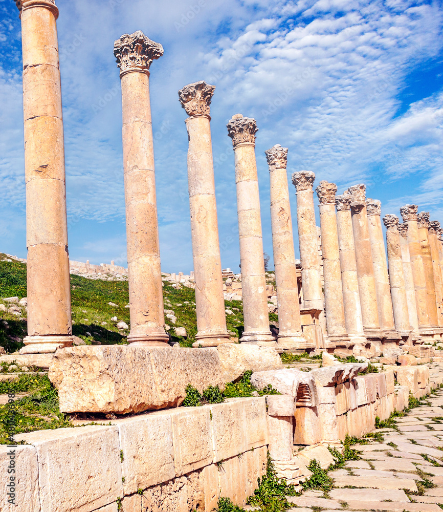 Fototapeta premium Roman archeological in Jerash