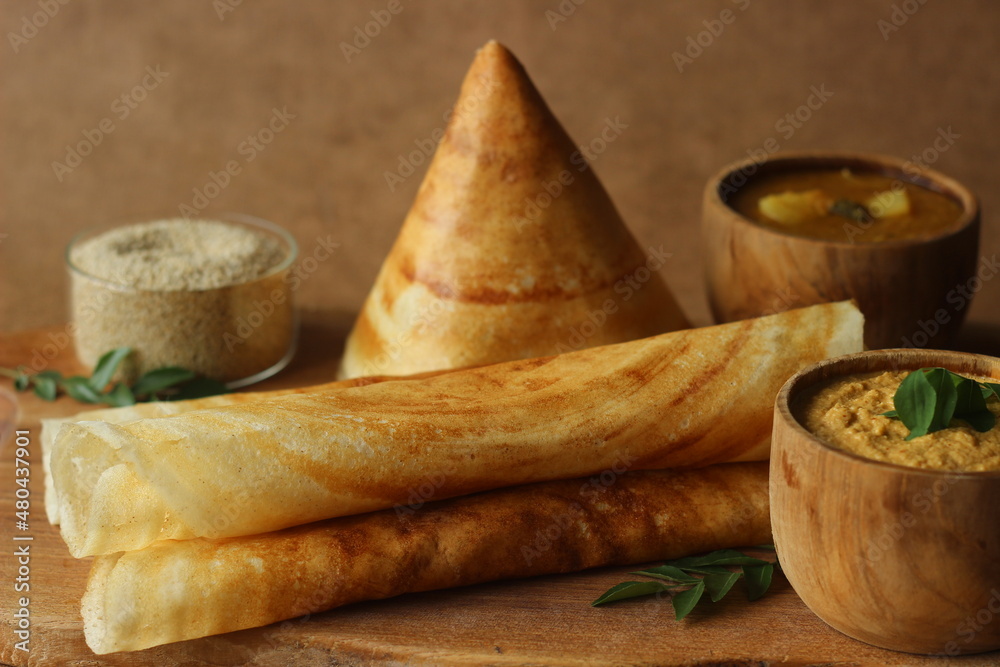 Crispy crepes made of barnyard millets and lentils. Commonly known as