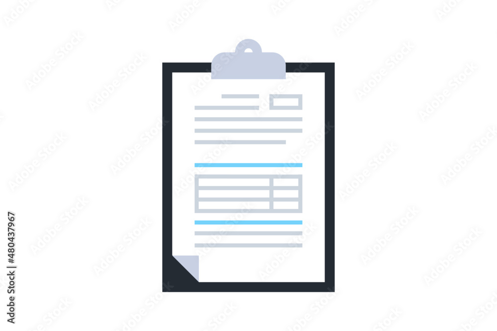 Document and paper flat vector illustration.
Document and paper flat vector illustration.