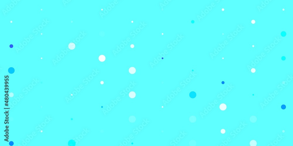 Light blue vector background with spots.