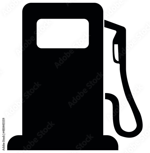 Gas Pump vector icon eps 10. Gas station symbol. Vector illustration isolated on a white background. editable stroke