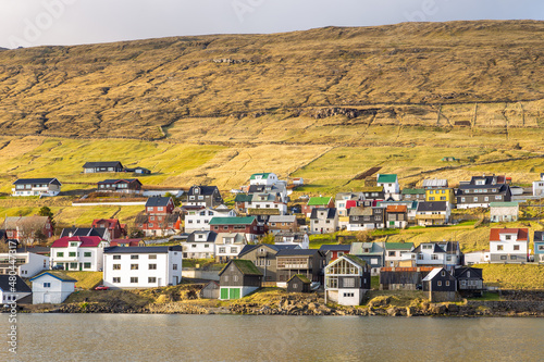 View of the Sandavagur on Streymoy island. Faroe Island. © Tomasz Wozniak