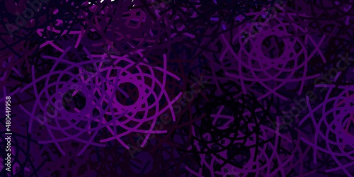 Light Purple vector backdrop with chaotic shapes.
