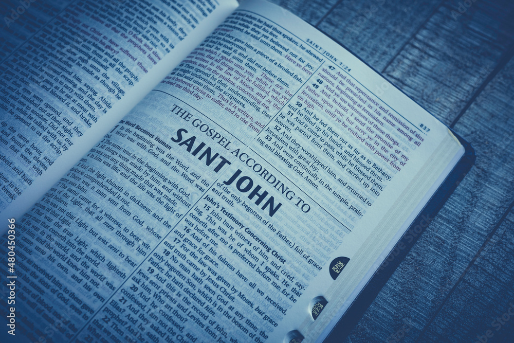 Obraz premium The Gospel According to Saint John