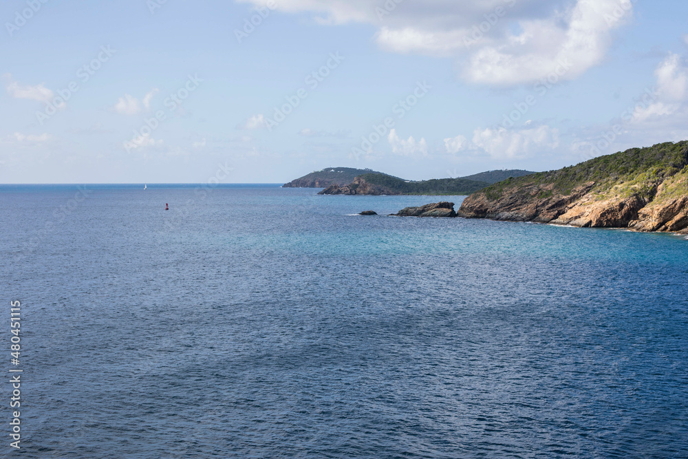 The coast of St Thomas, US Virgin Islands