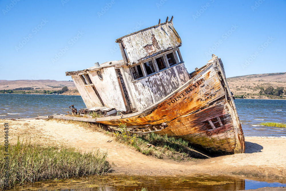 Shipwreck along the West Coast