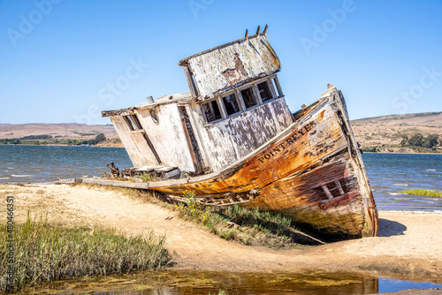 Shipwreck along the West Coast