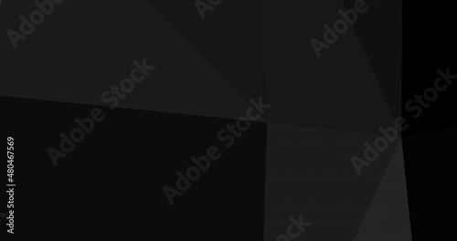 Abstract light black white gray polygon geometric motion graphics illustration background professional business presentation wallpaper with pyramid triangle pattern