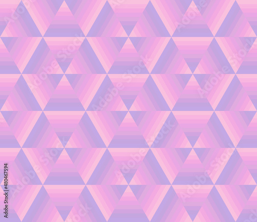 Vector pastel abstract stripe angle backgrounds. Seamless pattern geometric shape motley striped triangle light shade color pink, purple, violet, crimson. Multicolor geometrical backdrop design print 
