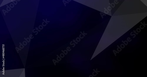 Abstract light white blue polygon geometric motion graphics illustration background professional business presentation wallpaper with pyramid triangle pattern