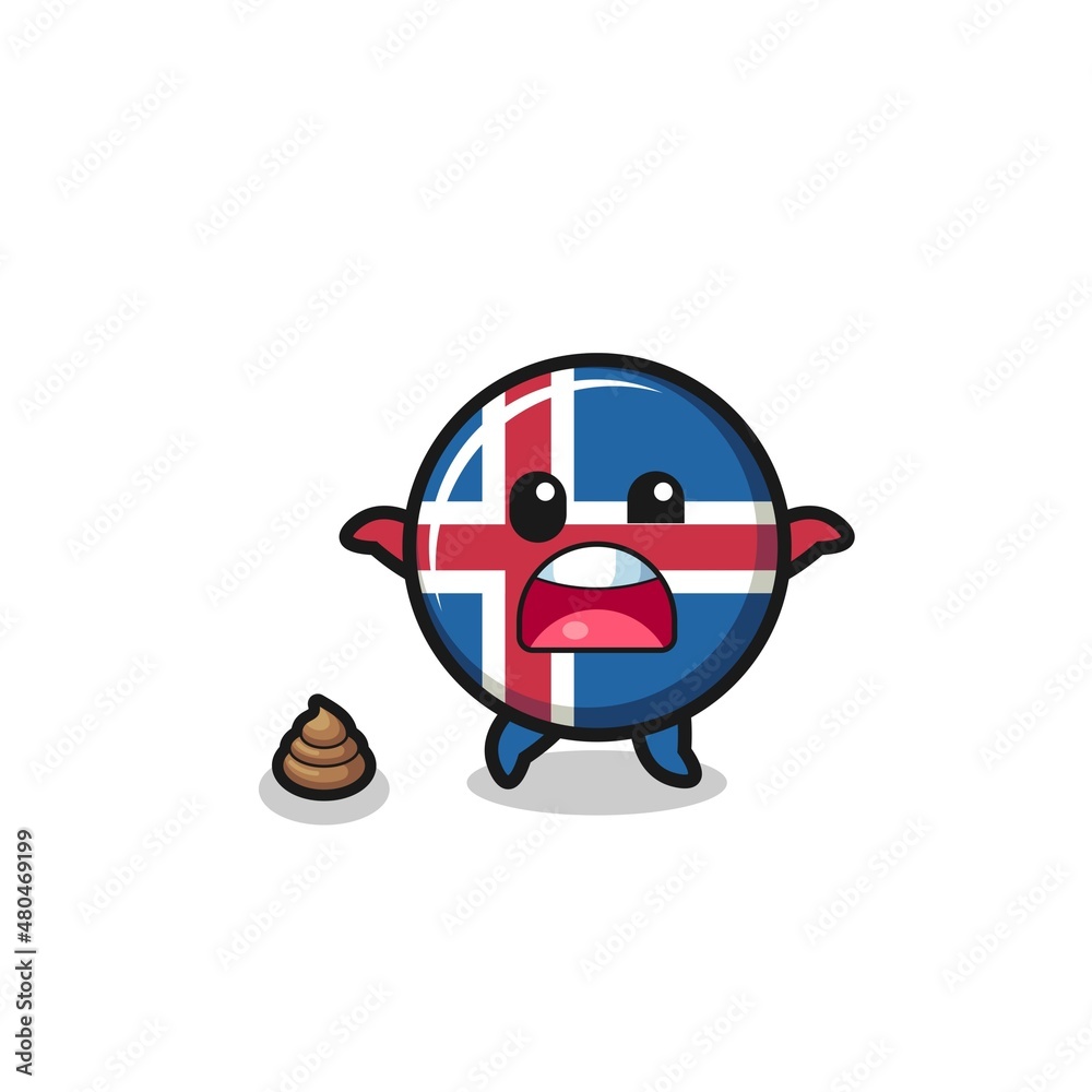 iceland flag earth surprised to meet poop iceland flag earth surprised to meet poop