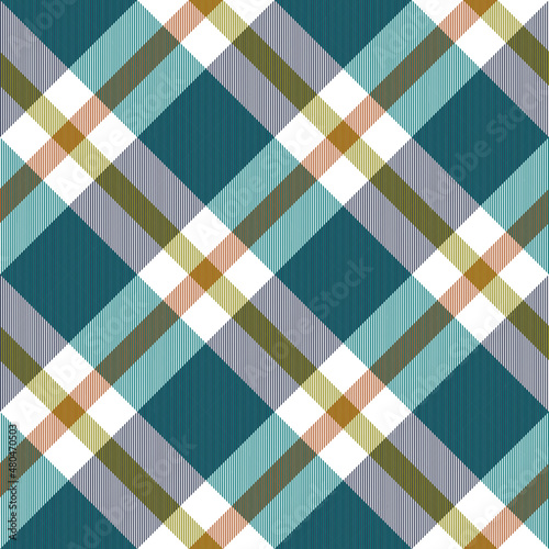 Tartan plaid. Scottish pattern in red, white cage. Scottish cage. Traditional Scottish checkered background. Template for design ornament. Seamless fabric texture ethnic pattern vector illustrations