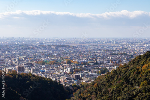 山頂から見た街