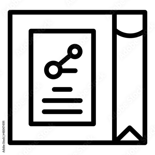 Contaminated food pack icon outline vector. Meat bacteria