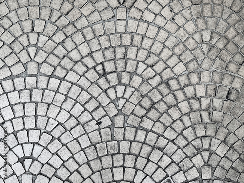 Old concrete block floor texture pattern material_10