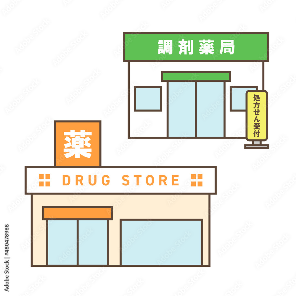 調剤薬局 ドラッグストア セット 調剤薬局 ドラッグストア セット