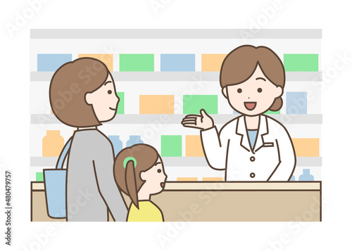 ドラッグストア　薬局　薬剤師　市販薬　OTC　親子　登録販売者