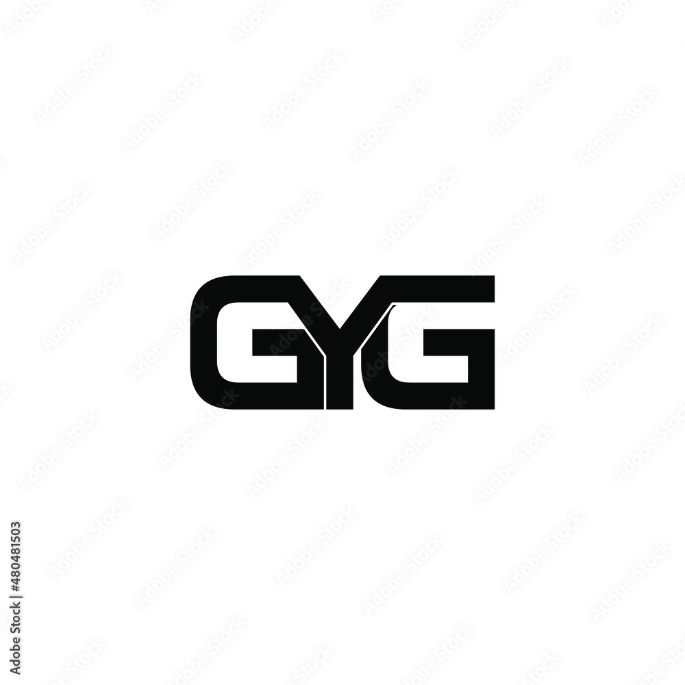 gyg letter initial monogram logo design gyg letter initial monogram logo design