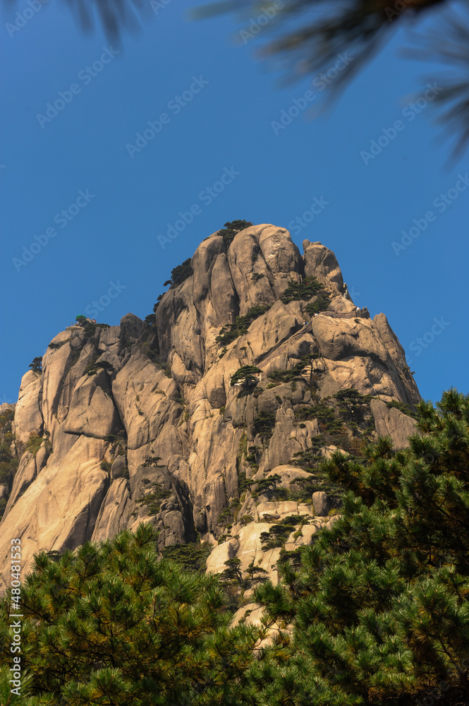 Huangshan Scenic Spot, located in Huangshan City, Anhui Province, China Huangshan Scenic Spot, located in Huangshan City, Anhui Province, China