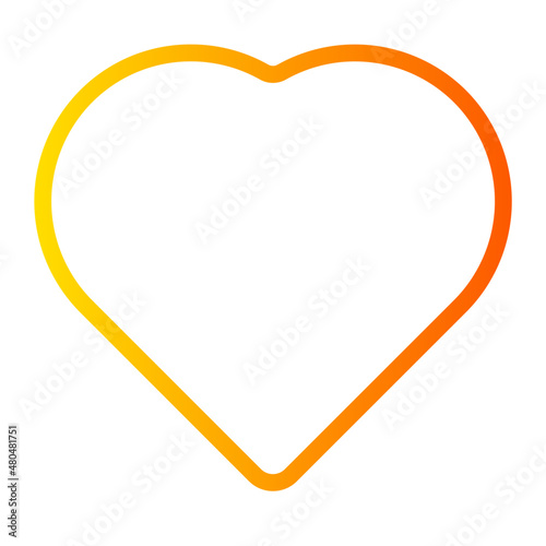 love gradient icon