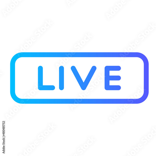 live gradient icon