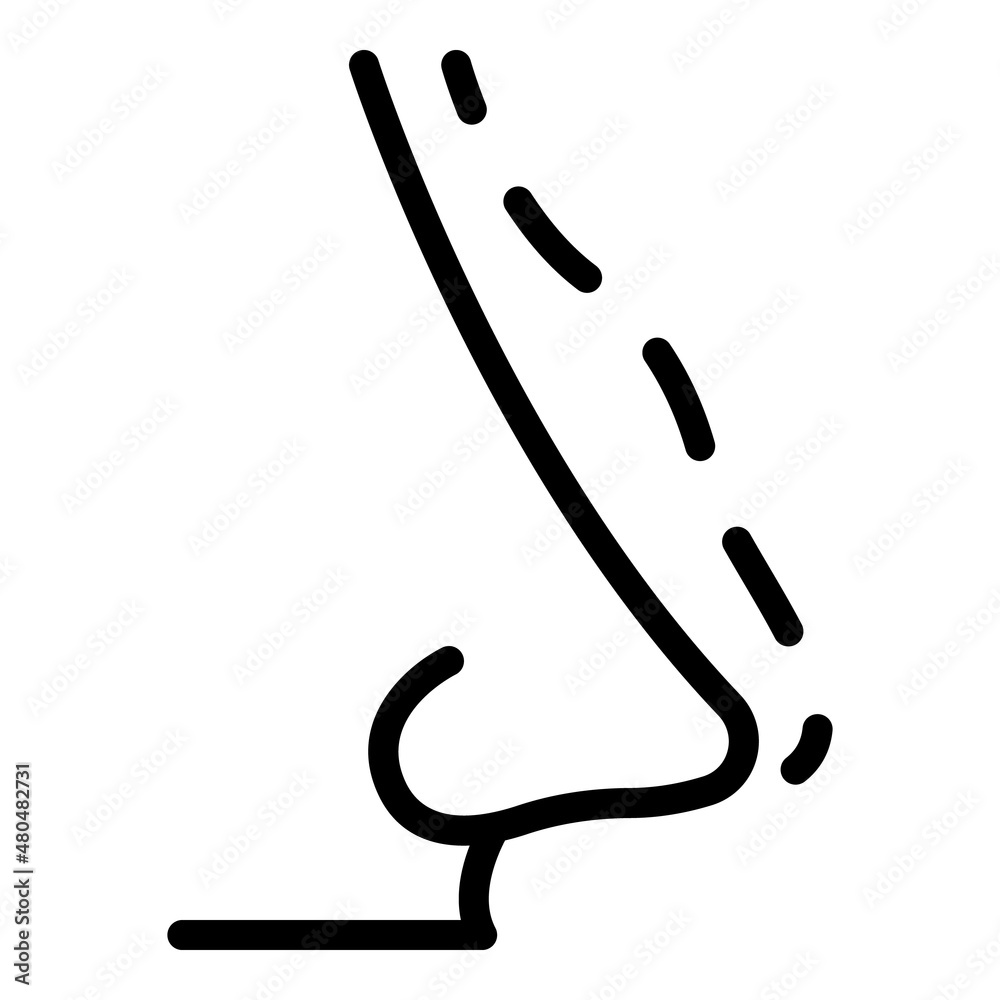Lift rhinoplasty icon outline vector. Nose surgery Lift rhinoplasty icon outline vector. Nose surgery