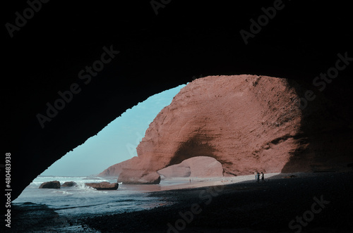 Arch of legzira beach photo