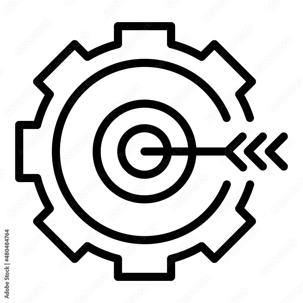 Collateral target icon outline vector. Loan marketing Collateral target icon outline vector. Loan marketing