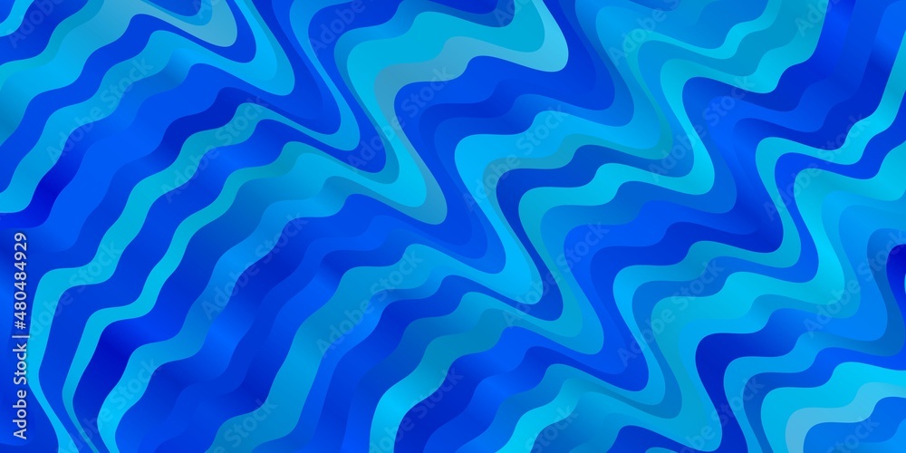 Light BLUE vector background with bent lines. Light BLUE vector background with bent lines.