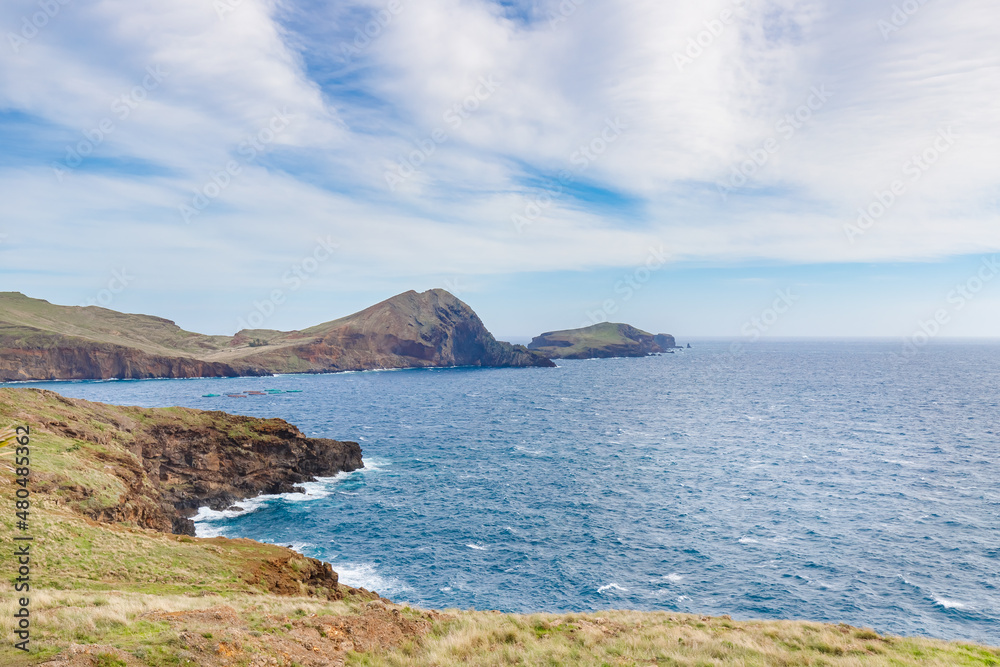 idyllic view of the Ponta do Buraco in Madeira Island idyllic view of the Ponta do Buraco in Madeira Island