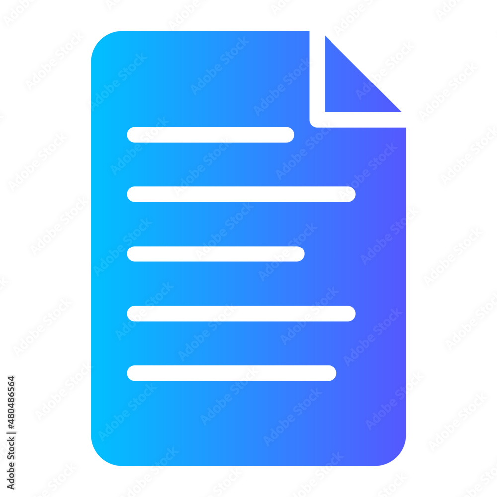 paper gradient icon paper gradient icon